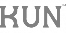 KUN text in grey