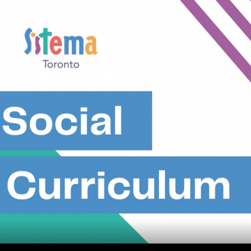Sistema Toronto logo with text Social Curriculum 