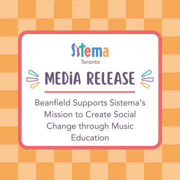 Media release: Beanfield Supports Sistema’s Mission to Create Social Change through Music Education